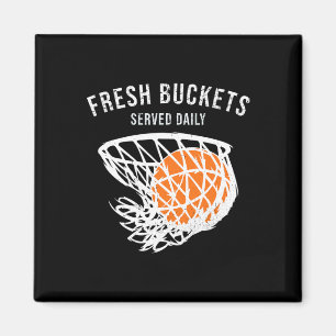 Süßer Skelett-Spieler-Liebhaber Frische Eimer tägl Magnet