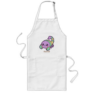 Süßer Skorpion Kawaii Cartoon in Pastell Lange Schürze