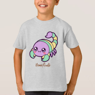 Süßer Skorpion niedlicher Pastell-Cartoon T-Shirt