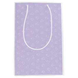 Süßer Smiley-Zahn - Lavendel Mittlere Geschenktüte
