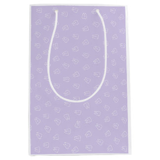 Süßer Smiley-Zahn - Lavendel Mittlere Geschenktüte