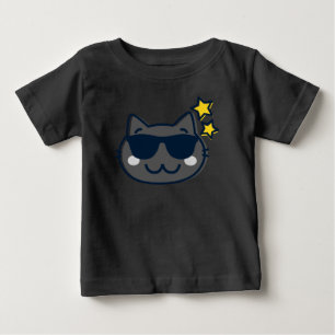 Süßer Sommer Kawaii Kater Baby T-shirt