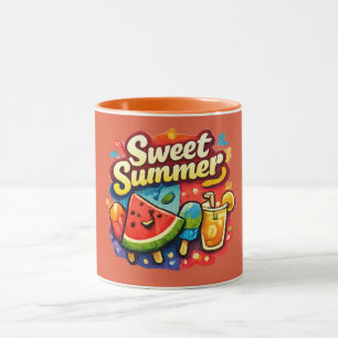 Süßer Sommer – Süßes Sonnenschein-Grafikdesign Tasse