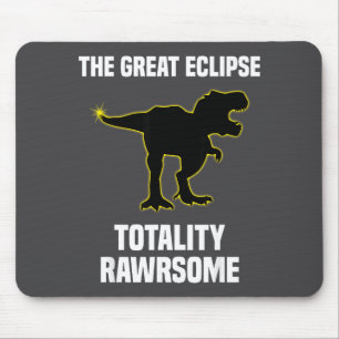 Süßer Sonnenfinsternis-Rex-Dinosaurier Total Mousepad