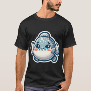 Süßer Sonnenfisch-Sticker – Adorable Mola Mola Chi T-Shirt
