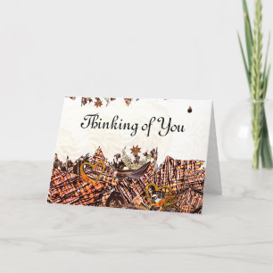 SÜßER SONNTAG! :) 5 X 7 "ICH DENKE AN DICH" KARTE