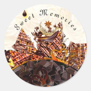 SÜßER SONNTAG! :) RUNDER AUFKLEBER