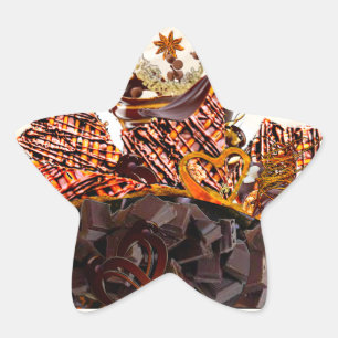 SÜßER SONNTAG! :) Stern-Aufkleber