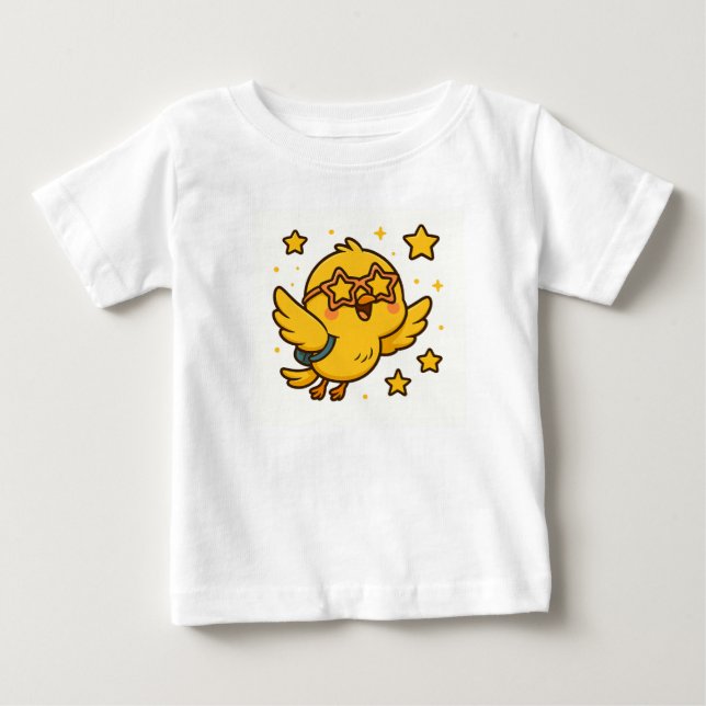  Süßer Spatz Baby T-shirt (Vorderseite)