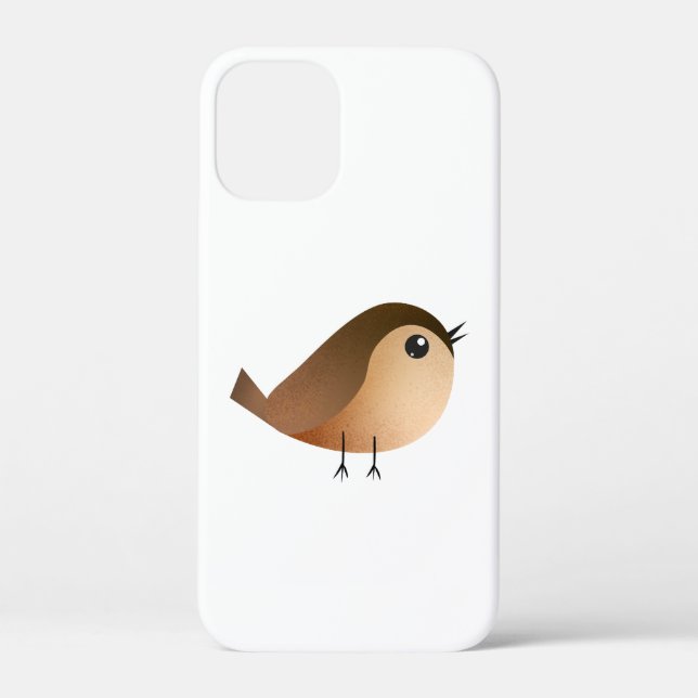 Süßer Spatzen-Vogel-Cartoon Case-Mate iPhone Hülle (Rückseite)