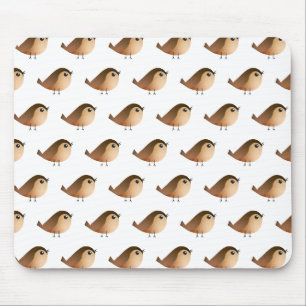 Süßer Spatzen-Vogel-Cartoon Mousepad