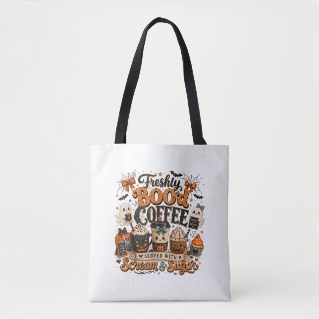 Süßer spooky Geist Kaffeeliebhaber Halloween (Vorderseite)