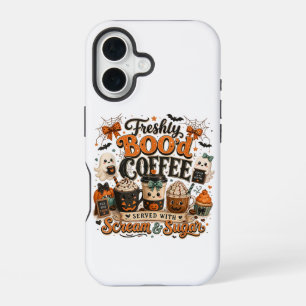 Süßer spooky Geist Kaffeeliebhaber Halloween iPhone 16 Hülle