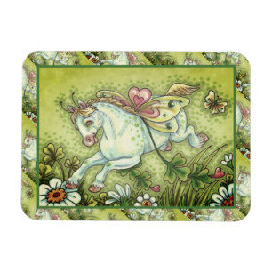 SÜßER ST. PATRICK'S DAY FLIEGENDER IRISCHER PONY,  MAGNET