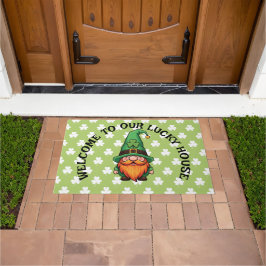Süßer St. Patrick's Day Glücks-Kobold-Gnom Fußmatte