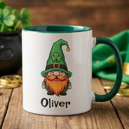 Süßer St. Patrick's Day Glückskobold Gnom Tasse
