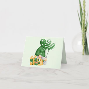 Süßer St. Patrick's Day Gnom Feiertagskarte