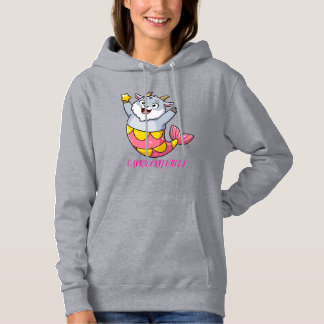 Süßer Steinbock-Ziegen-Meerjungfrau-Sternzeichen-C Hoodie