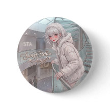 Süßer Stellar Engel: Anime-Mädchen mit silbernen H