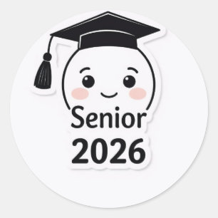 Süßer Sticker zum Abschluss der Klasse 2026