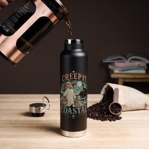 Süßer Strandgeist Gruseliger Küsten-Halloween Trinkflasche