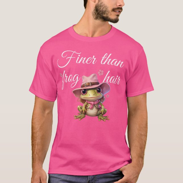 Süßer Süden Feiner Als Froschhaar T-Shirt (Vorderseite)