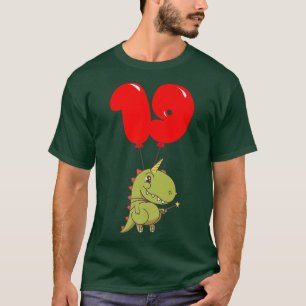 Süßer T-Rex-Fee - 19. Geburtstag - Kinderballon-Pa T-Shirt