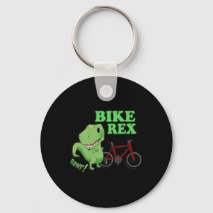Süßer T-Rex Mountainbike-Dinosaurier . Mtb-Rad-T-S Schlüsselanhänger