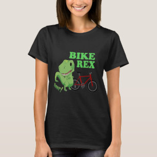 Süßer T-Rex-Mountainbike-Dinosaurier . Mtb-Radfahr T-Shirt