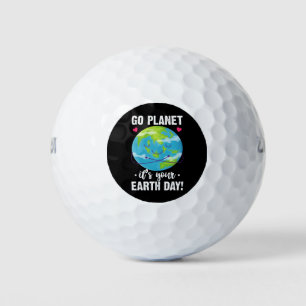 Süßer Tag der Erde, geh, Planet, es ist dein Tag d Golfball