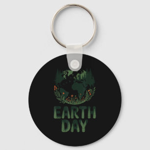 Süßer Tag der Erde Natur und Planet für die ganze Schlüsselanhänger