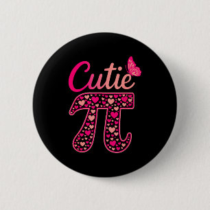 Süßer Tag lustiges Symbol 314 Mathelehrertag Liebh Button