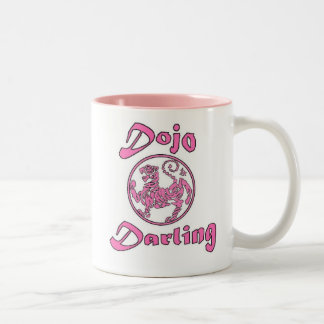 Süßer Tasse-Rosa Ton 2 des Dojo Zweifarbige Tasse