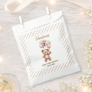 Süßer Teddybär 1. Geburtstag Süßer Bär Geschenktütchen