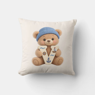 Süßer Teddybär Anfangsbuchstabe V Baby Jungen Kiss Kissen