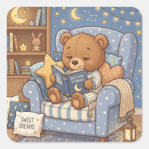 Süßer Teddybär-Buchliebhaber