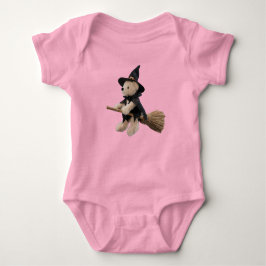 Süßer Teddybär-Hexen  Baby Strampler