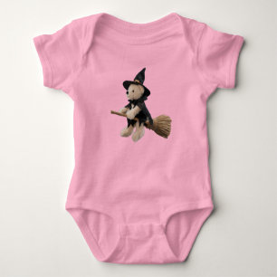 Süßer Teddybär-Hexen Baby Strampler