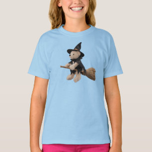Süßer Teddybär-Hexen-Kinder-T-Shirt T-Shirt