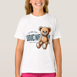 🧸 Süßer Teddybär im Vintage-Stil | Kuschelplüschs T-Shirt