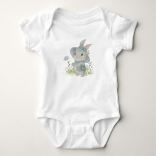 süßer Teddybär in einem Hut Baby-Body Baby Strampler