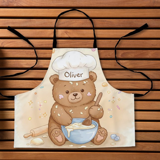 Süßer Teddybär-Koch Schürze (Von Creator hochgeladen)