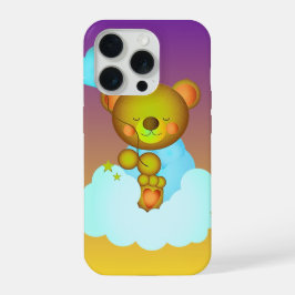 Süßer Teddybär mit Luftballon Handyhülle iPhone 15 Pro Hülle