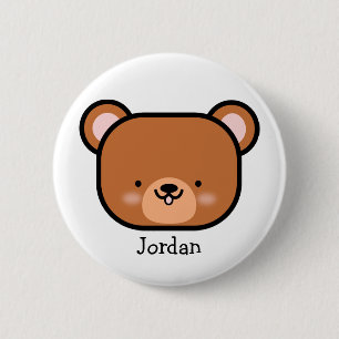 Süßer Teddybär personalisiert  Button