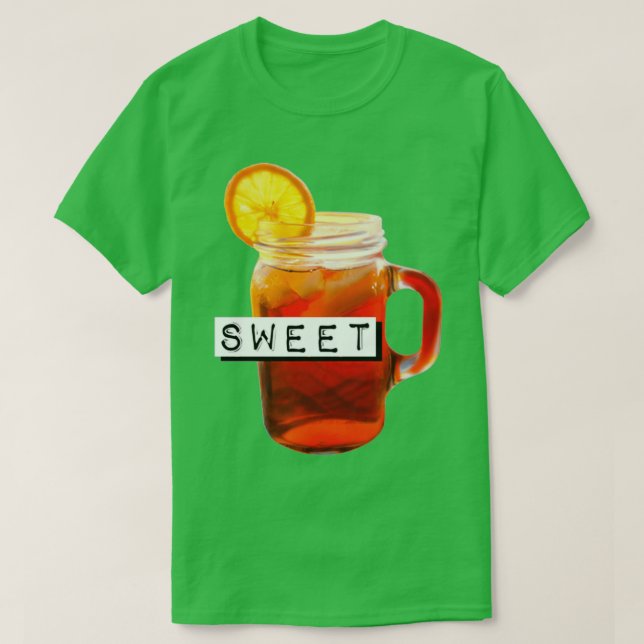 süßer Tee Eis Schwarzer Tee Zitronenscheibe Geträn (Design vorne)