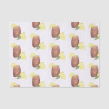 Süßer Tee mit Lemon