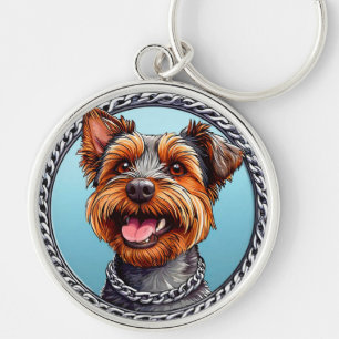 🐶 Süßer Terrier-Hund für den täglichen Gebrauch � Schlüsselanhänger