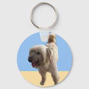 Süßer Terrier Schlüsselanhänger