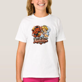 Süßer Teufel und Engel Valentinstag Liebesdesign T-Shirt