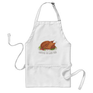 Süßer Thanksgiving Truthahn dankbar für gutes Esse Schürze